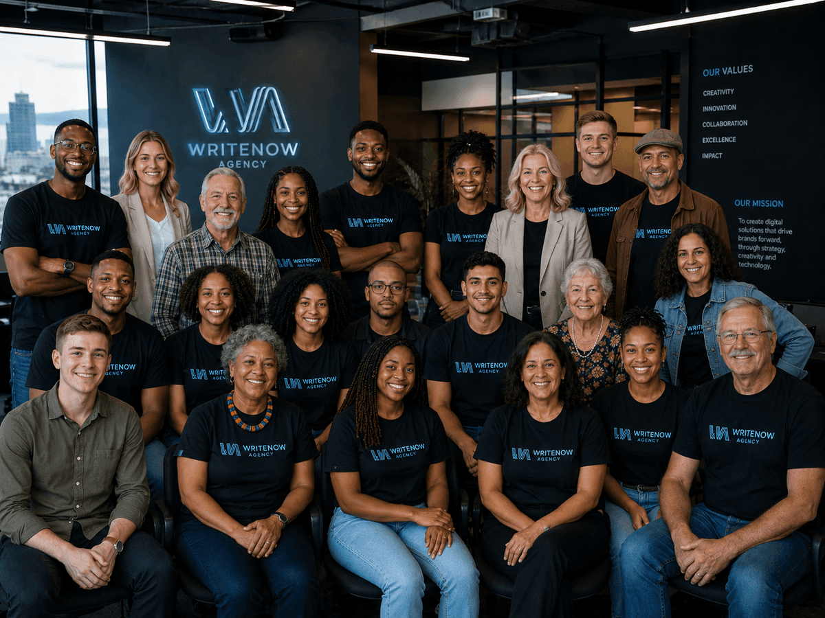 The WriteNow Agency team
